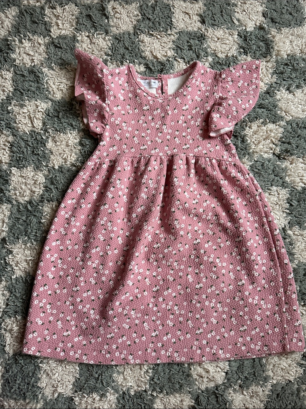 Zara floral dress 3-4